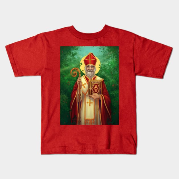 St Nicholas Kids T-Shirt by Shellz-art